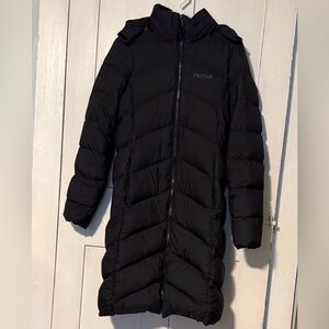 Marmot Women’s Long Black Puffer Jacket